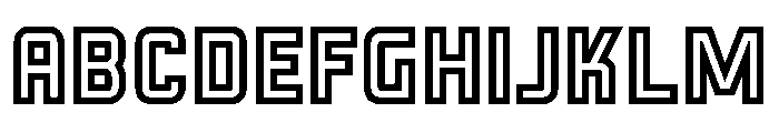Liquorstore Bolder Double Malt Font UPPERCASE