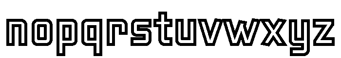 Liquorstore Bolder Double Malt Font LOWERCASE