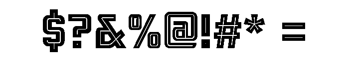 Liquorstore Bolder Full Buzz Font OTHER CHARS
