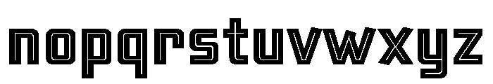 Liquorstore Bolder Full Buzz Font LOWERCASE