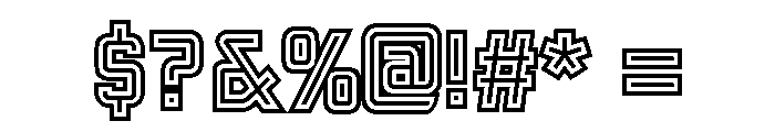 Liquorstore Bolder Triple Bock Font OTHER CHARS