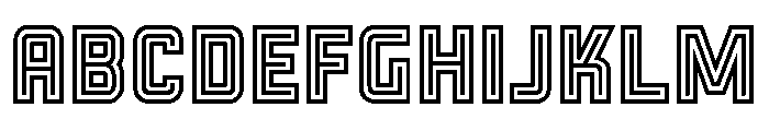 Liquorstore Bolder Triple Bock Font UPPERCASE