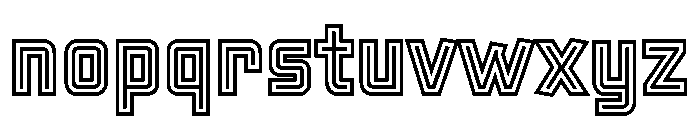 Liquorstore Bolder Triple Bock Font LOWERCASE