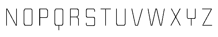 Liquorstore Light Buzz Font UPPERCASE