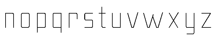 Liquorstore Light Buzz Font LOWERCASE