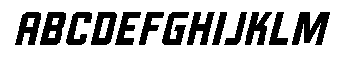 Liquorstore Regular Italic Font UPPERCASE