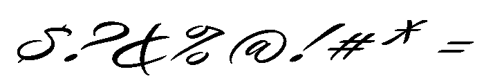 Live Regular Font OTHER CHARS