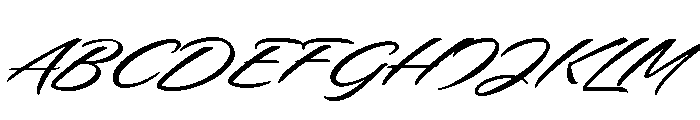 Live Regular Font UPPERCASE