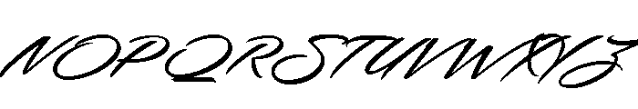 Live Regular Font UPPERCASE