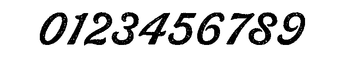 Livermore Script Rough No. 1 Font OTHER CHARS