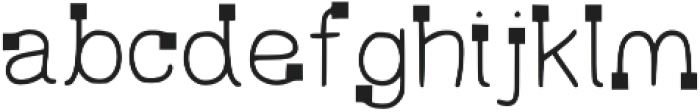 LK-Delos-regular-square otf (400) Font LOWERCASE