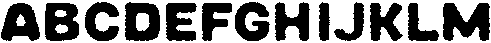 LL Flavoured Rough ttf (400) Font UPPERCASE