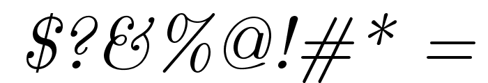 LMRoman10-Italic Font OTHER CHARS