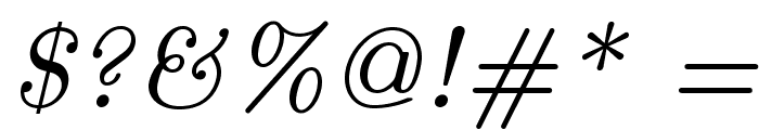 LMRoman8-Italic Font OTHER CHARS