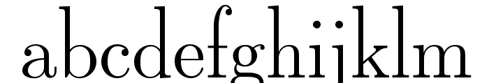 LMRomanDunh10-Regular Font LOWERCASE