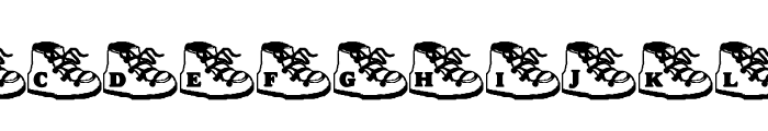 LMS Baby Hayden's Shoes Font LOWERCASE