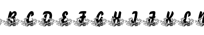 LMS Bed of Ivy and Ribbons Font LOWERCASE