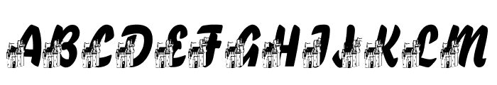 LMS Fairytale Chateau Font UPPERCASE