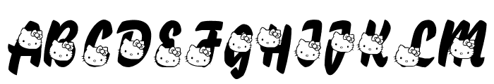 LMS Hello Kitty Hello Font UPPERCASE