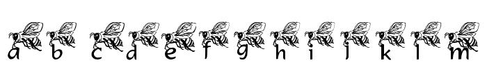 LMS Helpful Hunny Bee Font LOWERCASE