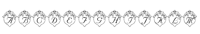 LMS How Lovely Are Thy Branches Font UPPERCASE