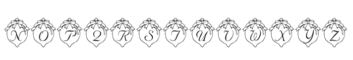 LMS How Lovely Are Thy Branches Font UPPERCASE