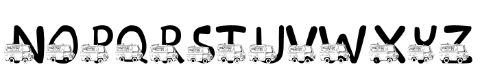 LMS Mystery Machine Font UPPERCASE