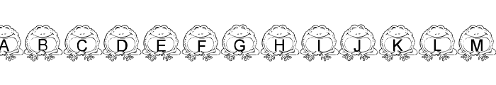 LMS Pill Toad Font UPPERCASE