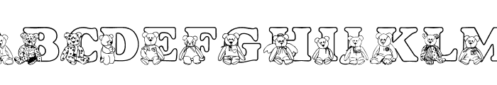 LMS TyBears Font UPPERCASE