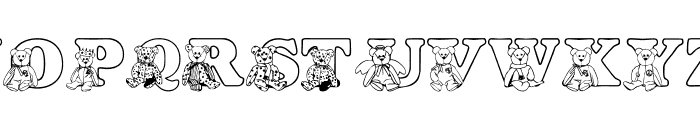 LMS TyBears Font UPPERCASE