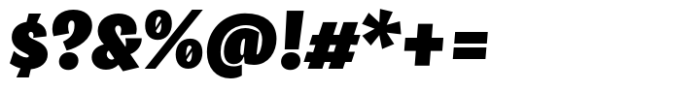 LMT Capenga Max Italic Font OTHER CHARS