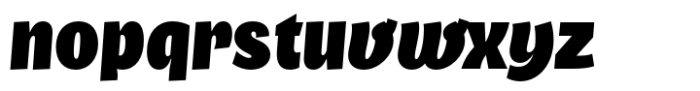 LMT Capenga Max Italic Font LOWERCASE