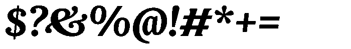LMT Diacho Bold Italic Font OTHER CHARS
