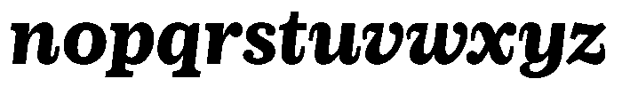 LMT Diacho Heavy Italic Font LOWERCASE