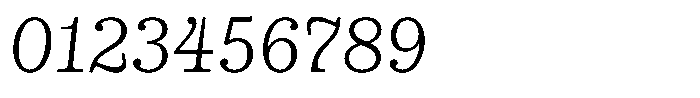 LMT Diacho Light Italic Font OTHER CHARS