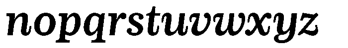 LMT Diacho Semi Bold Italic Font LOWERCASE
