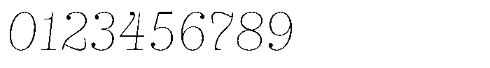 LMT Diacho Thin Italic Font OTHER CHARS