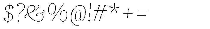 LMT Diacho Thin Italic Font OTHER CHARS