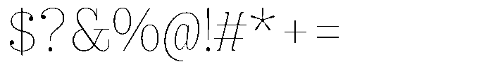 LMT Diacho Thin Font OTHER CHARS