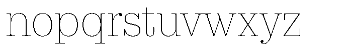 LMT Diacho Thin Font LOWERCASE