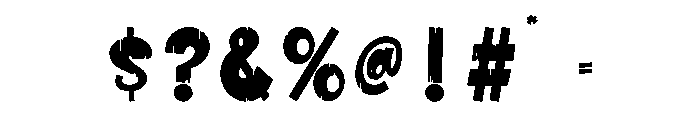 LnomarRegular Font OTHER CHARS