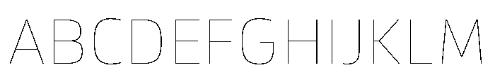 Loew Variable Extra Light Font UPPERCASE