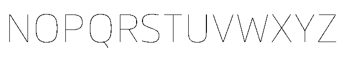 Loew Variable Extra Light Font UPPERCASE