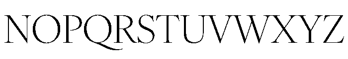 Loretta Display Variable Light Font UPPERCASE