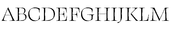 Loretta Display Variable Regular Font UPPERCASE