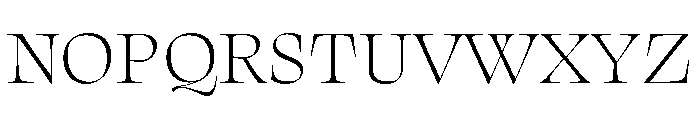 Loretta Display Variable Regular Font UPPERCASE