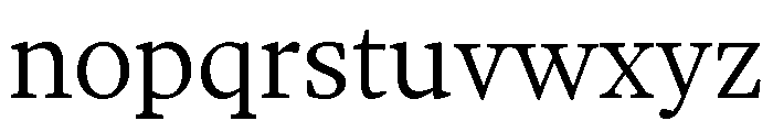 Loretta Variable Extra Light Font LOWERCASE