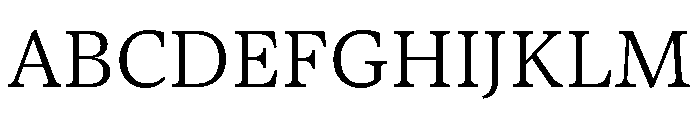 Loretta Variable Light Font UPPERCASE