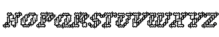 Louvette Pixel Bold Font LOWERCASE