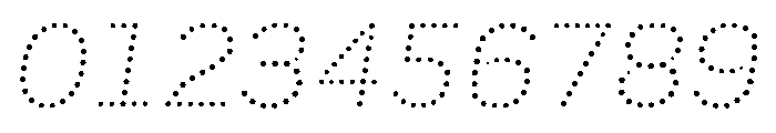 Louvette Pixel Light Italic Font OTHER CHARS